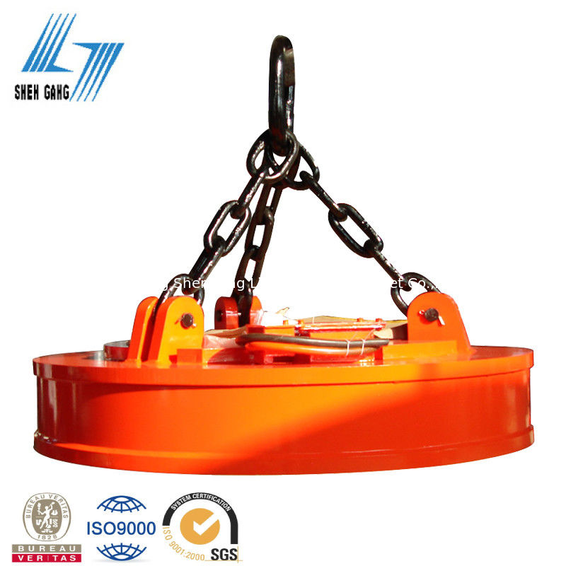 Close Structure Heavy Duty Lifting Magnets , Rectangular Lifting Magnet DC 220V