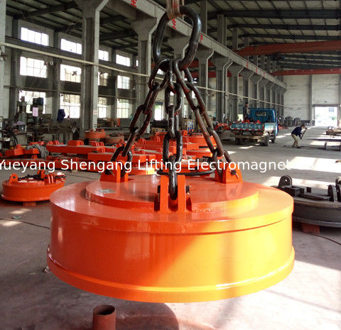 Plate Scrap Lifting Magnet , Material Handling Magnet Great Suction Ability