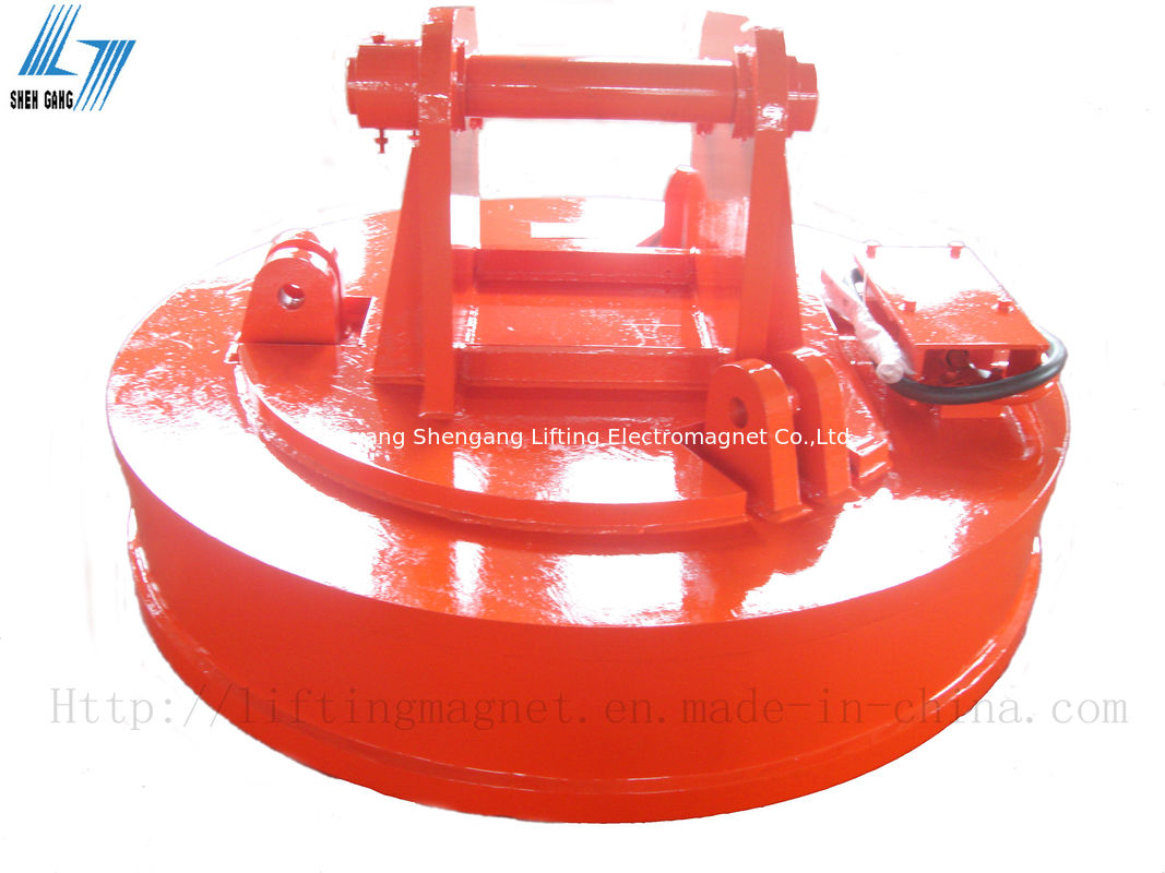 Circular Excavator Magnet Attachment 220V With Rectifier Control Cabinet