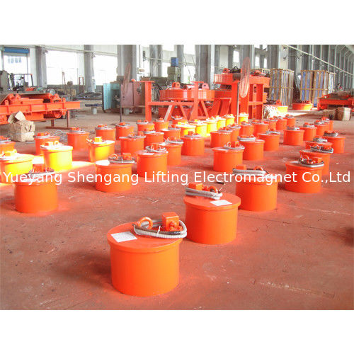 Round Steel Plate Lifting Magnets , Steel Plate Lifting Device For Thin Plates
