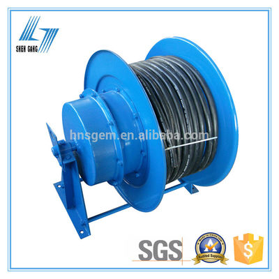 Industrial Spring Loaded Cord Reel Blue Color Portable Self Retracting Outdoor