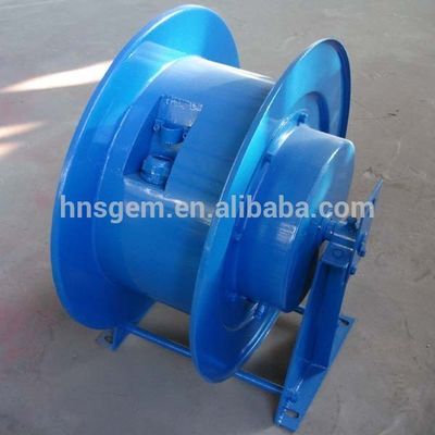 Industrial Spring Loaded Cord Reel Blue Color Portable Self Retracting Outdoor