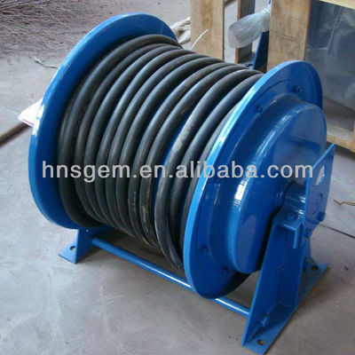 Vertical Coiling Industrial Extension Cord Reel Wide Application Reversible Unit Equipped