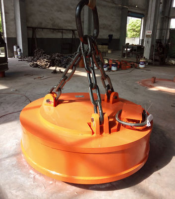 Plate Scrap Lifting Magnet , Material Handling Magnet Great Suction Ability