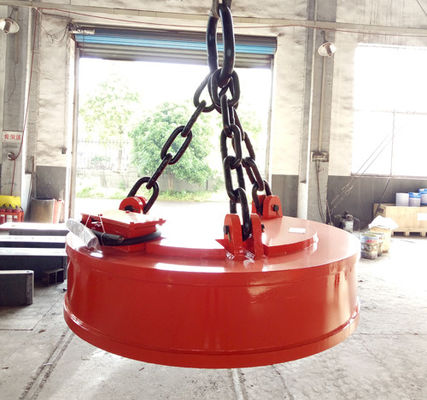 Plate Scrap Lifting Magnet , Material Handling Magnet Great Suction Ability