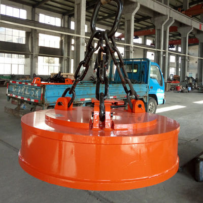 Plate Scrap Lifting Magnet , Material Handling Magnet Great Suction Ability