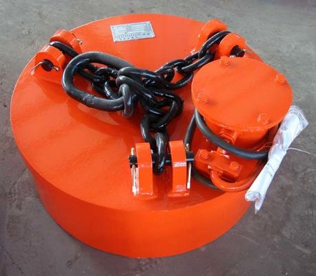 Handle Industrial Lifting Magnets , Magnetic Lifting Tool Crane Strong Attraction Force