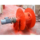 Outdoor Industrial Cable Reel , Motorized Cord Reel High Running Velocity