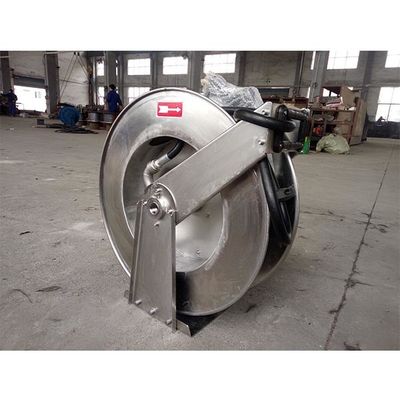 Roll Up Commercial Hose Reel Wall Mounted Sturdy Robust Dual Track