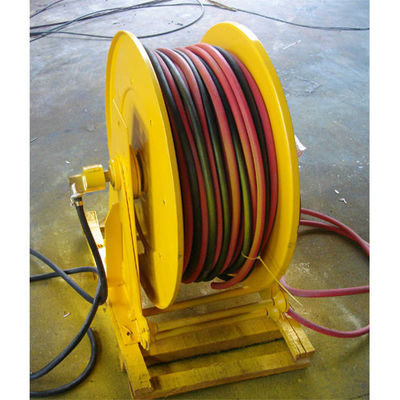 Wall Mounted Retractable Hose Reel Self Rewinding 100 Ft Commercial Metal