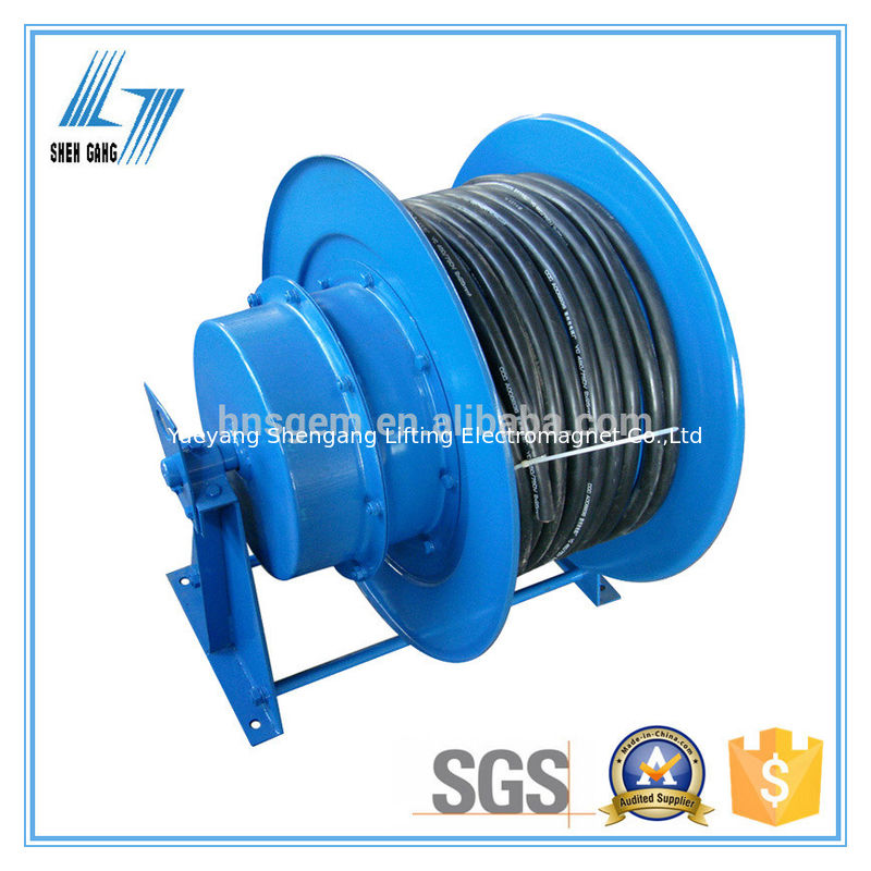 Industrial Spring Loaded Cord Reel Blue Color Portable Self Retracting Outdoor