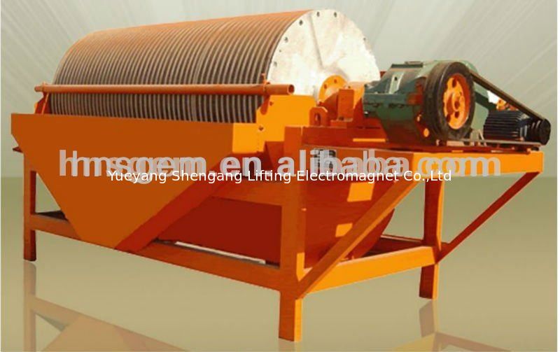 Copper Magnetic Drum Separator Optimized Design High Remanence Permanent Magnet