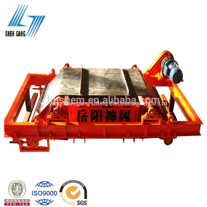 Iron Discharging Belt Magnetic Separator Conveyor For Purifying Material