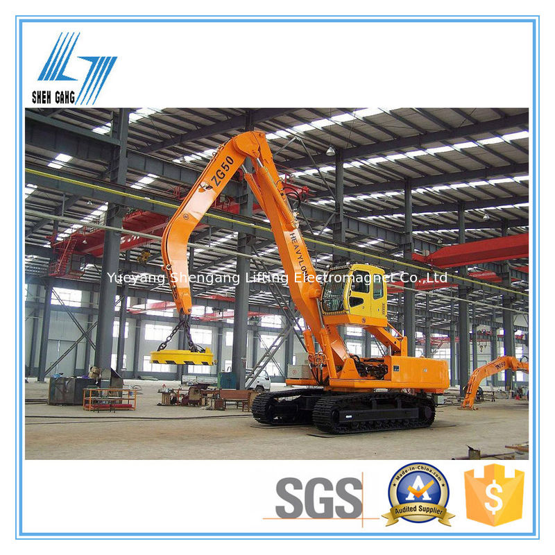 200KG  Excavator Magnet Attachment Easy Maintain Long Lifespan Small Size