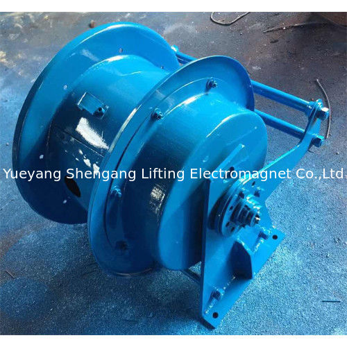 50m Metal Garden Hose Reel Spring Loaded Horizontal Coiling Installation Pattern