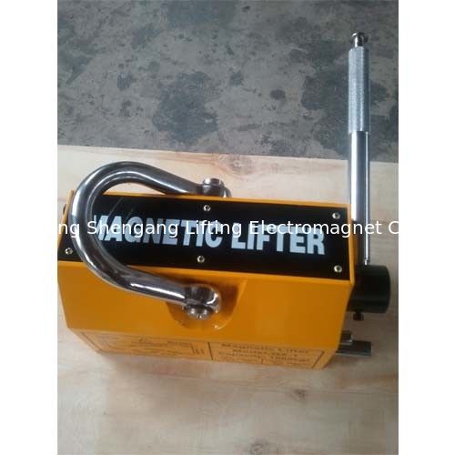 Construction Manual Type Permanent Magnetic Lifter For Steel Round Plate