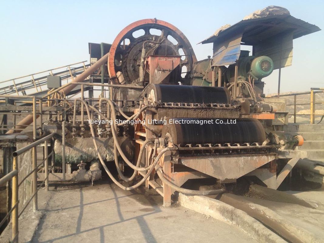 Double Dry Drum Magnetic Separator Reasonable Flow Strong Structure Body