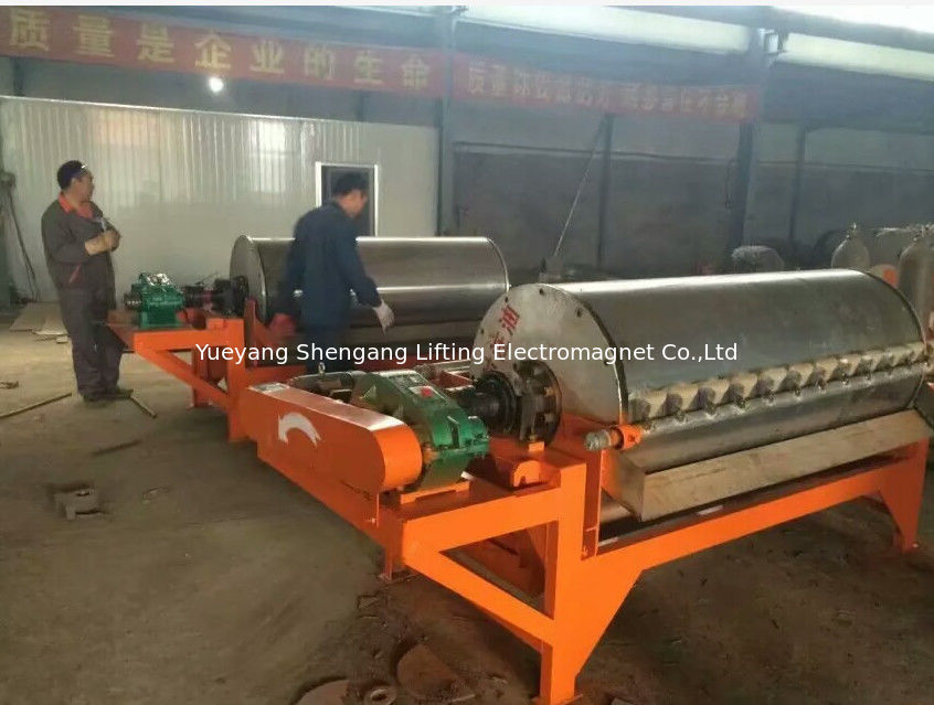 Coal Plant Double Drum Magnetic Separator Fine Powder Recovery Application