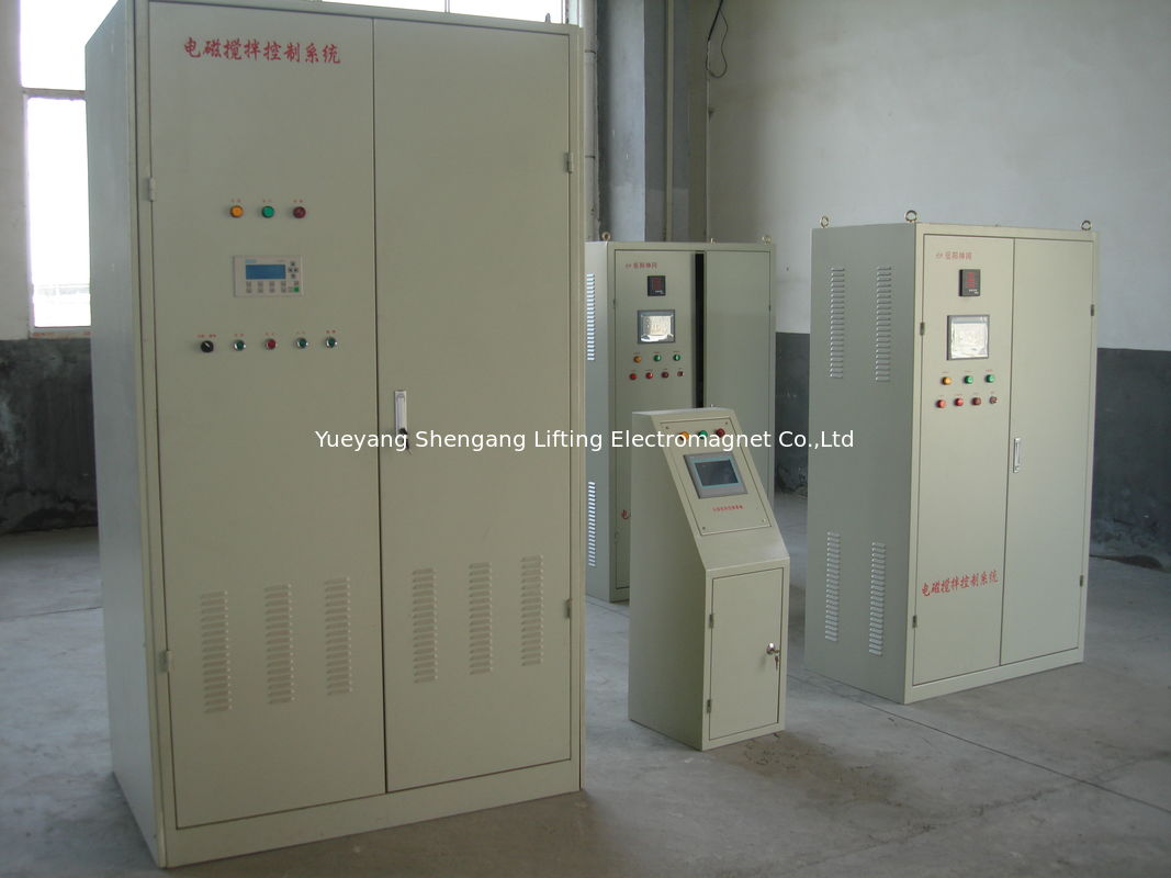 Automatic Batching Mould Electromagnetic Stirrer , Electromagnetic Casting Durable